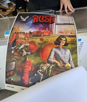 Rush Fifty Something Tour 2024  Ft Worth Foil #31/75