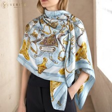 RARE VINTAGE HERMES Silk Scarf "Etriers" Carre 90 by Francoise de la Perriere