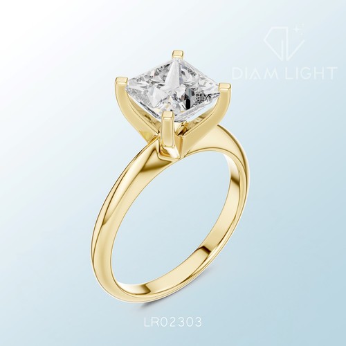 2.00 CT Princess Lab Grown Diamond Engagement Ring IGI Certified 14k Gold - Picture 12 of 12