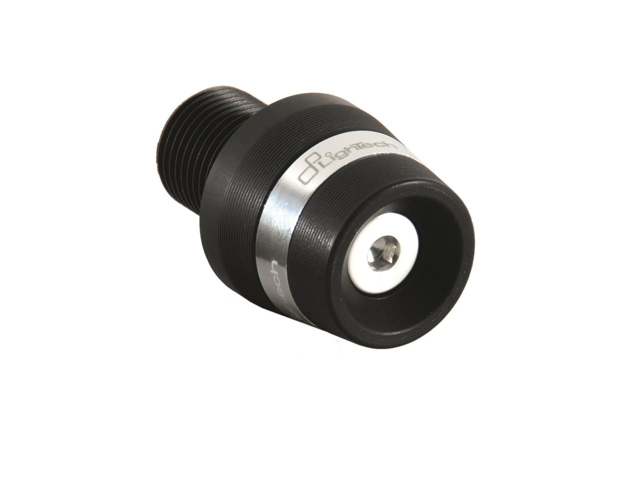 Embouts de guidon LighTech noir-argent de rechange pour moto Fazer 1000