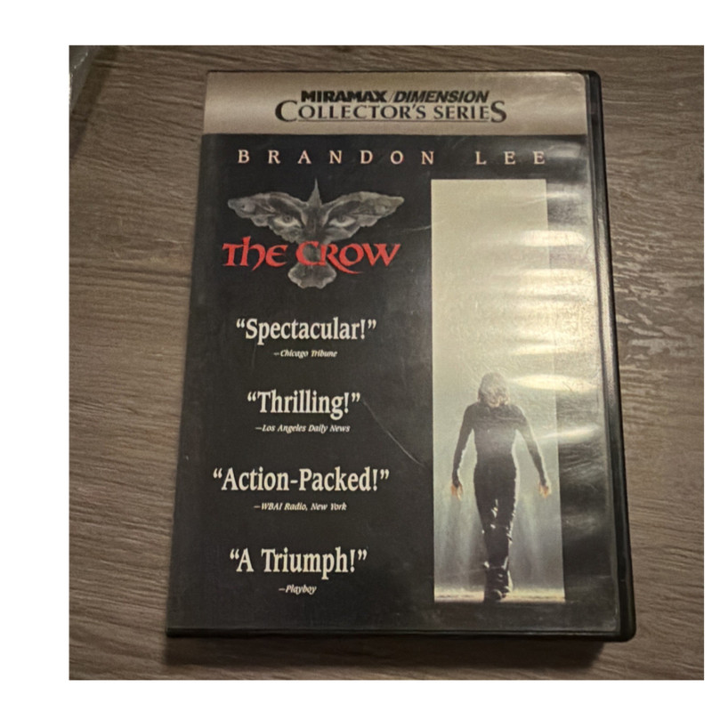 Miramax/Dimension The Crow DVD R Brandon Lee Collector's Series NTSC