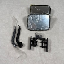 Universal Towing Truck Rv Trailer Side Blind Spot Mirrors Set With Clamps