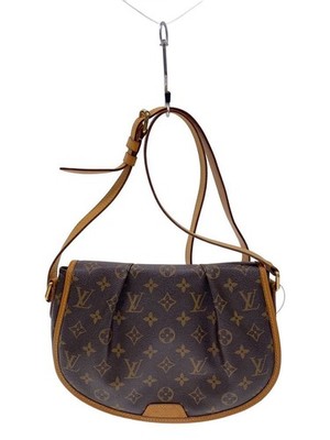LOUIS VUITTON Shoulder bag Menil Montane PM Monogram canvas PVC BRW Used