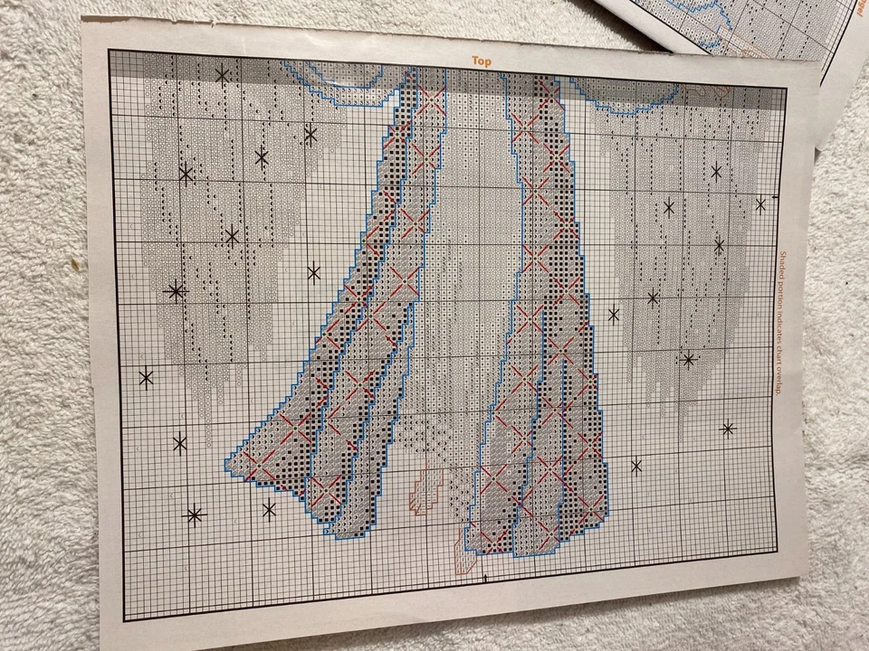 Angel In Blue Dress Cross Stitch Pattern - Image 3 of 4