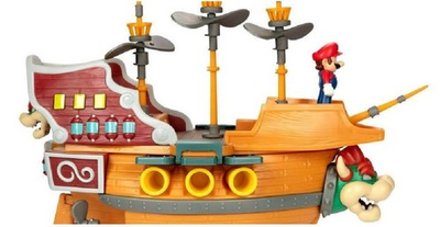 #ad Nintendo 81959532 Super Mario DLX Bowser#x27;s Airship Playset $20.00