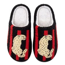 LAISMEIX Animal Slippers For Women Cheetah Print Slipper Slippers...