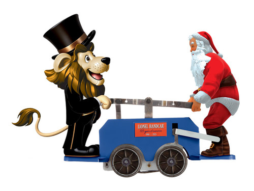 LOTE #46769 LIONEL 2535010 " COCHE DE MANO DE METAL MECÁNICO LENNY EL LEÓN Y SANTA " | Zustand: New: Other (See Details)