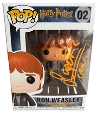 RUPERT GRINT Signed & Named Ron Weasley Harry Potter Vaulted Funko Pop! #02 COA