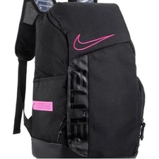 NEW Nike Elite Pro Hoops 32L FIGHT CANCER Backpack Black And Pink Unisex
