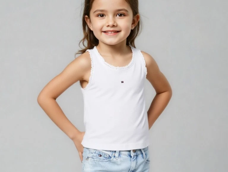 Tommy Hilfiger Rib Top Essential mit Rüschen Gr. 86 - Bild 1 von 2