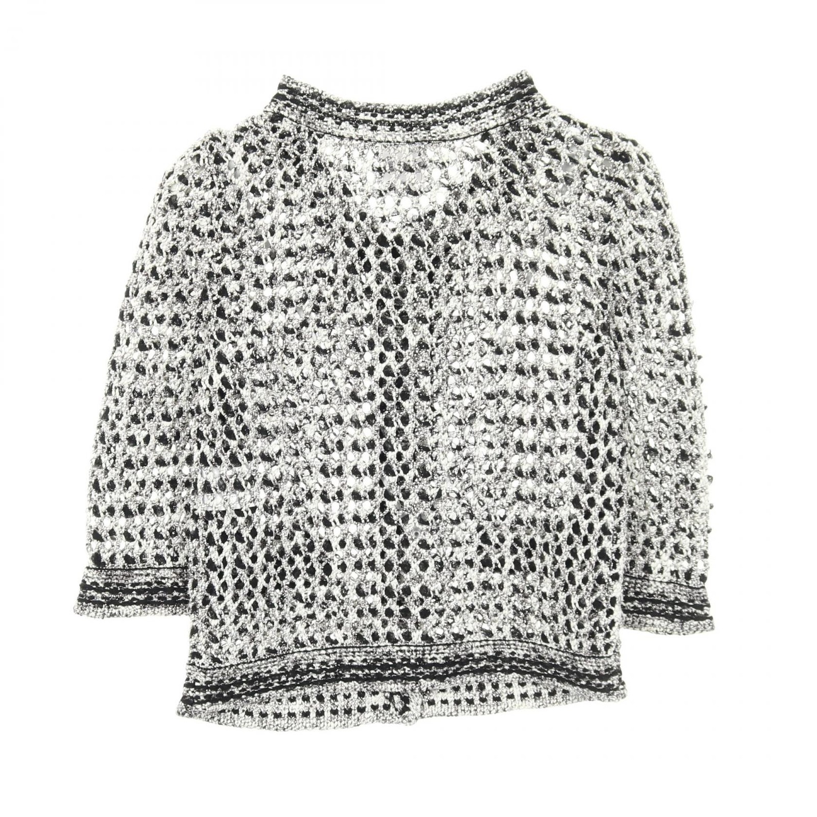 CHANEL COCO Mark Button See-through Cardigan #36 … - image 2