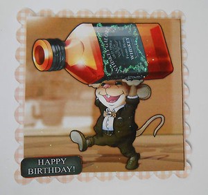 Pk 2 Mouse Birthday Whisky Bottle Embellishment Toppers For Cards Crafts Ebay Pk 2 Mouse Birthday Whisky Bottle Embellishment Toppers For Cards Crafts Ebay