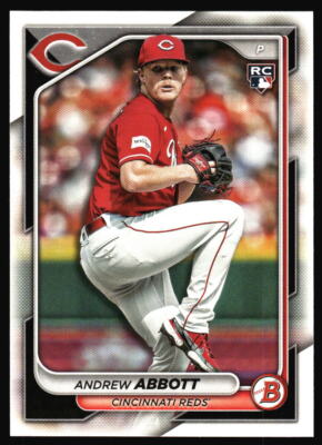2024 Bowman Andrew Abbott Rookie #70 Cincinnati Reds