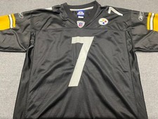 Vintage Reebok Steelers Ben Roethlisberger 7 Jersey Męska Duża