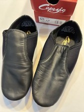 Capezio EJ2 Jazz Shoes Black Women  s/Girls Split-Sole Slip-On Sz 4M