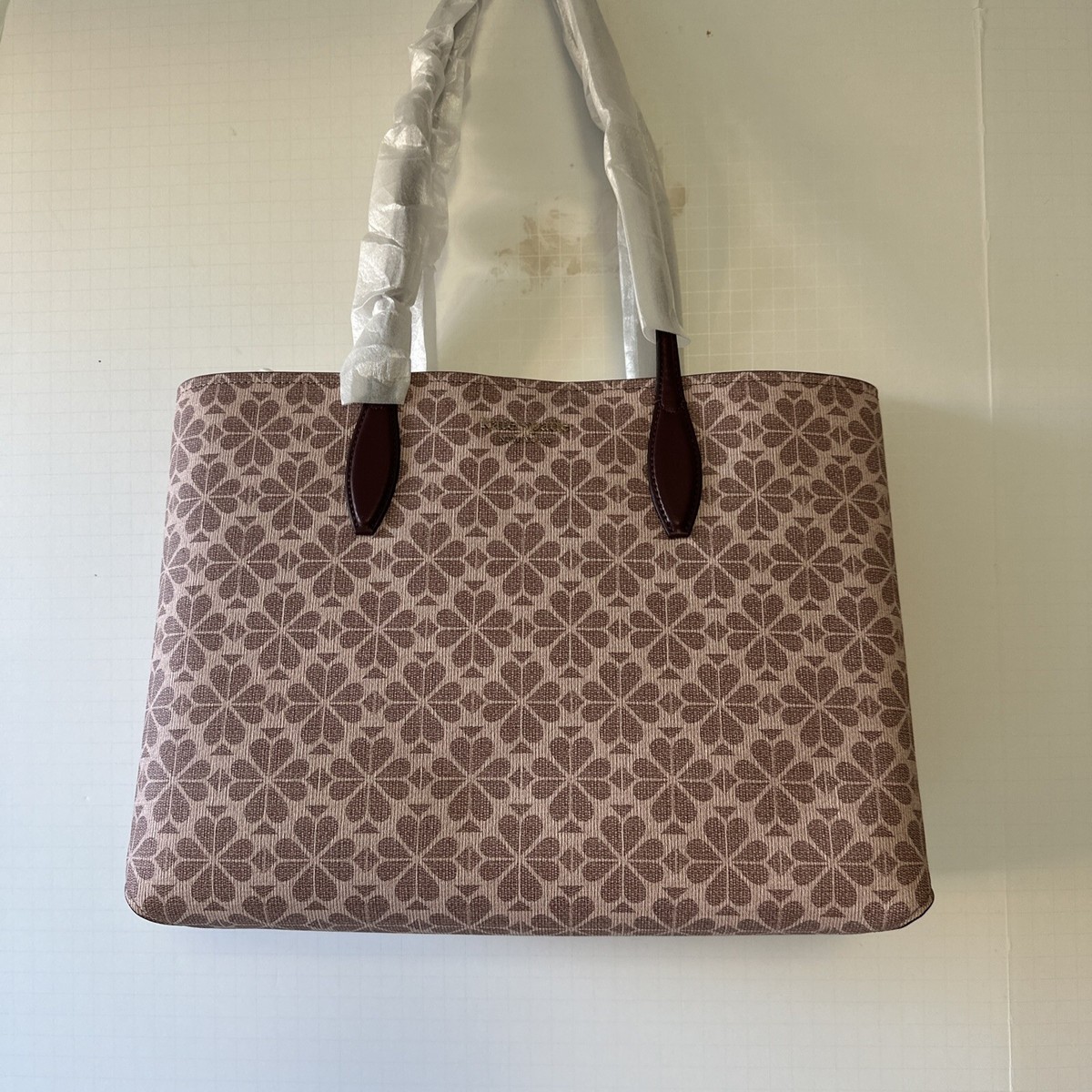 Kate Spade フラワーパターン ビジネスバッグ KATE SPADE ALL DAY SPADE FLOWER COATED CANVAS LG PINK MULTI BAG | eBay
