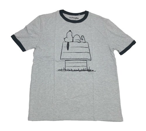 Men's Peanuts Ringer T Shirt Snoopy 