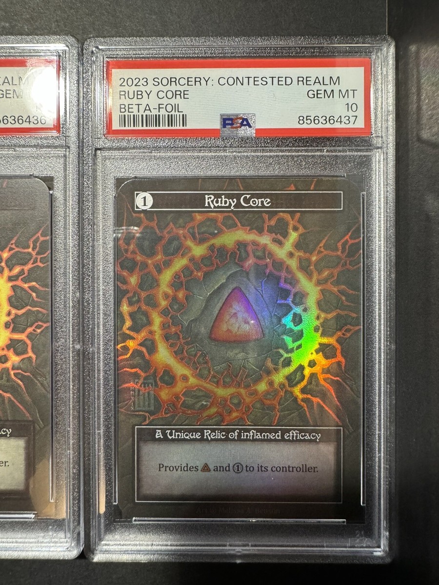 Sorcery TCG Ruby Core β foil Ruby Core Foil BETA Unique Sorcery