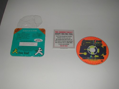 AMERICA ONLINE 5.0 CD WITH 250 FREE HOURS 1999 AOL OLD VINTAGE COLLEC - Picture 2 of 8