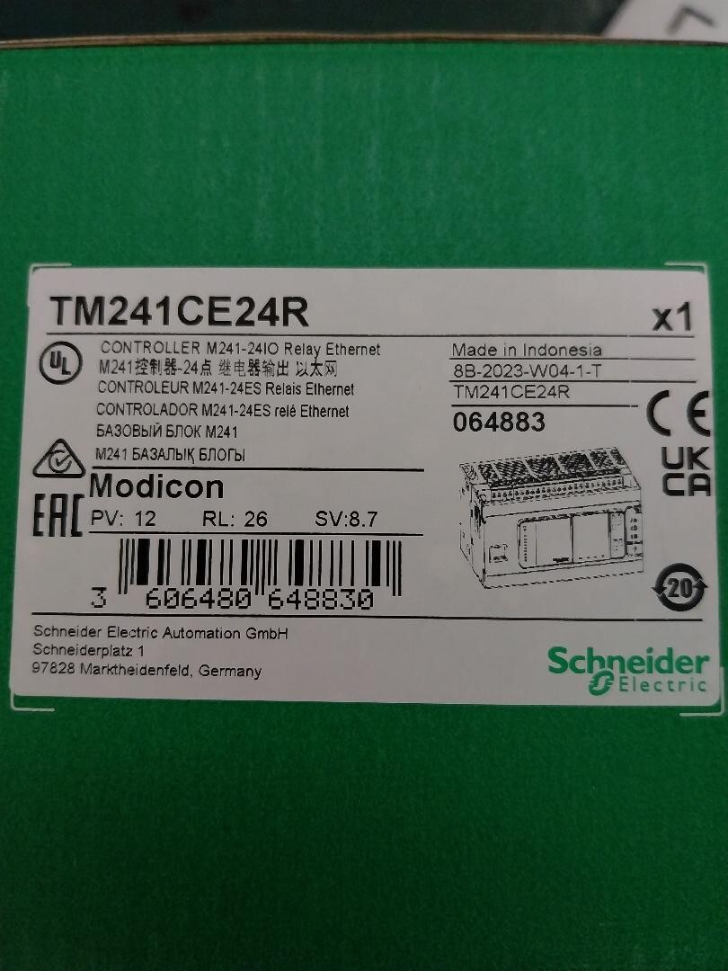 Contrôleur TM241CE24R Schneider pour résoudre les pannes d'automatisation sur lignes M241
