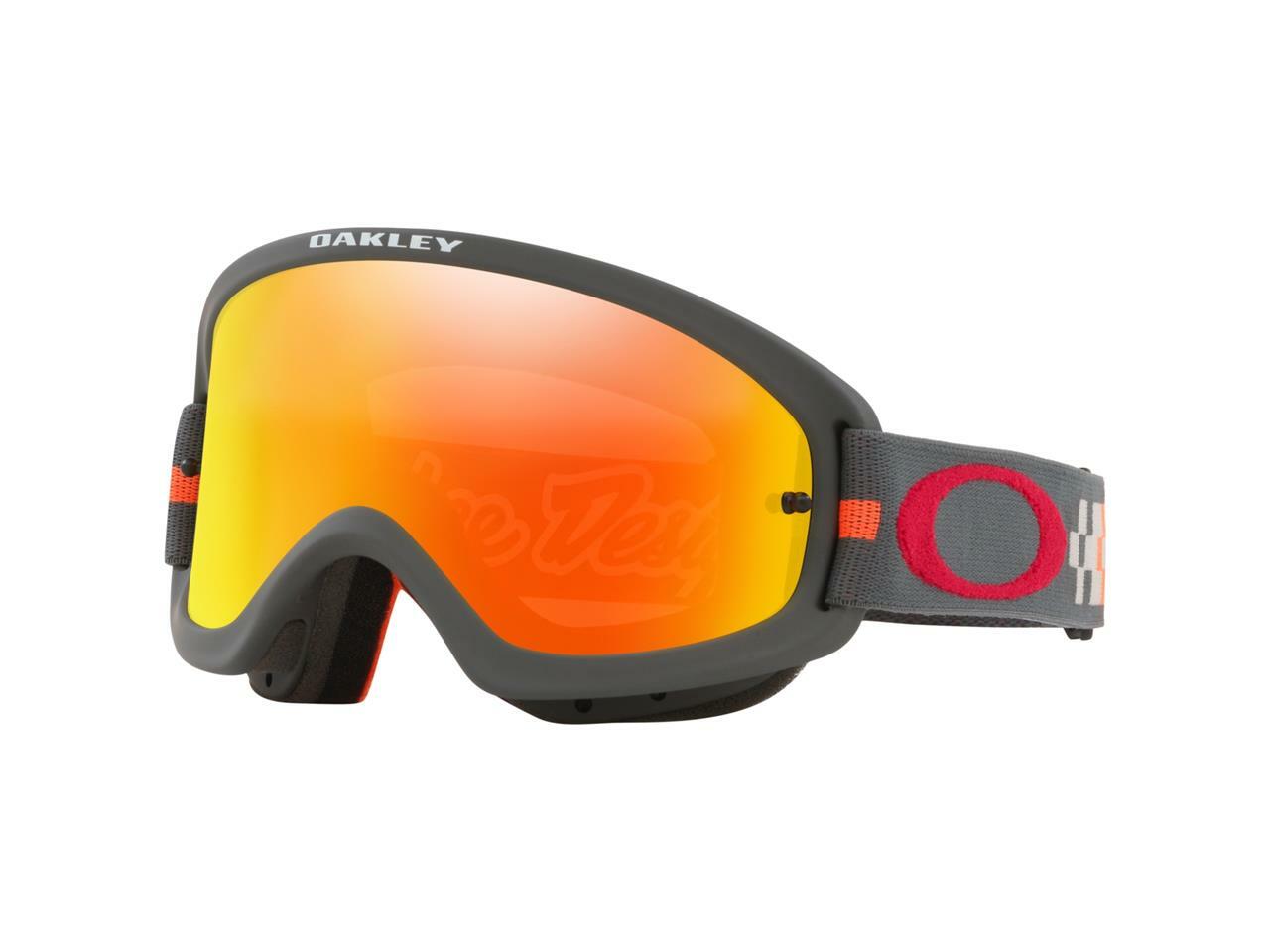 Masque Oakley O Frame 2.0 Pro XS MX lunettes cross enfant écran Fire rouge Troy Lee Design