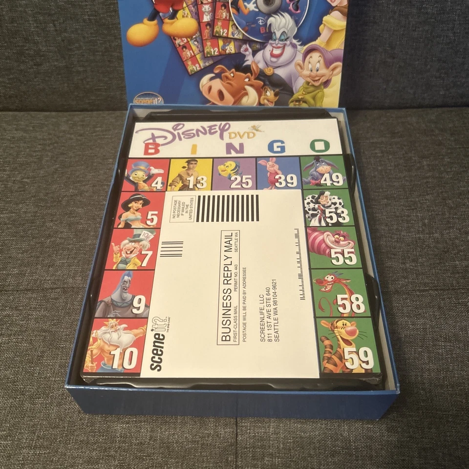 Disney DVD Bingo From The Makers Of Scene It Mattel 2007 Mickey Mouse COMPLETE! - Image 3 of 4