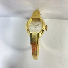 Timex Analog Wristwatch With A Cuffband 1970 Stainless Steel Back AluminumBezel