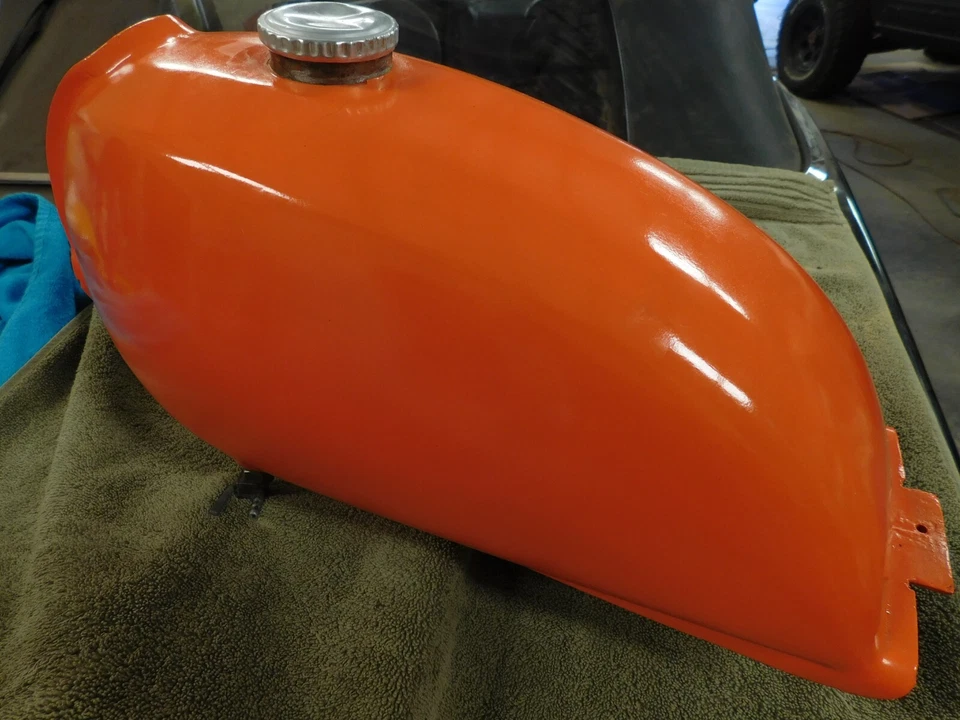 PENTON KTM 100 125 175 250 400 FIBRA DE VIDRIO TANQUE GASOLINA De colección MX MotoCross Foto 3 de 4