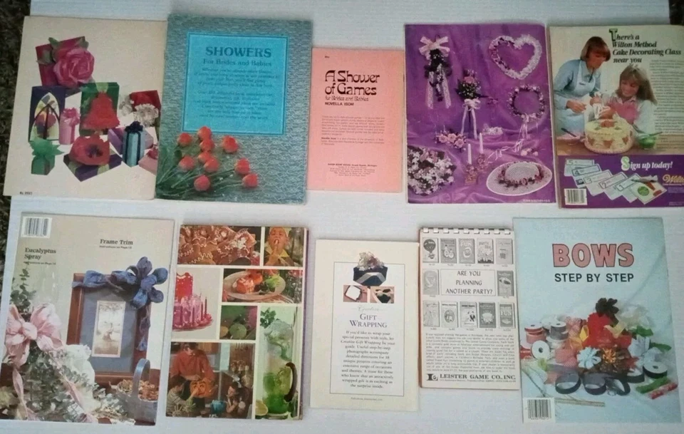 Vintage Shower Wedding Party Book Lot Ideas Decorations Games - Image 2 of 4