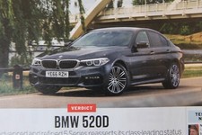Original 2017 BMW 5 SERIES 520D M SPORT Autocar  magazine road test No 5322