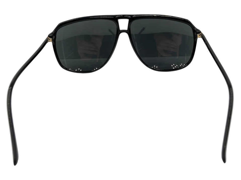 Gafas de sol piloto vintage Tura 395 negras doradas Japón con lentes nuevas Foto 4 de 4