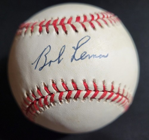 Bob Lemon signed "SWEET SPOT" OAL Baseball BECKETT BJ92402 Cleveland Indians HOF