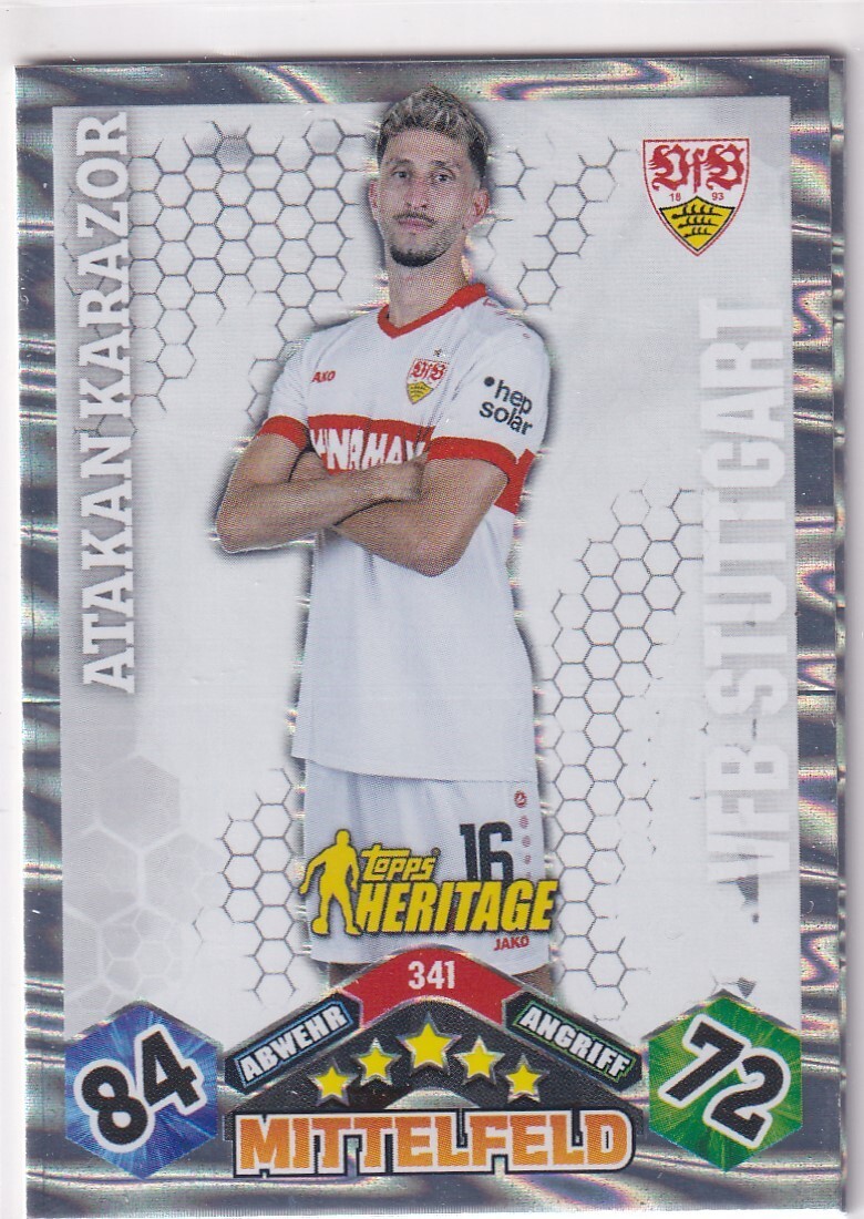 Topps Match Attax Bundesliga 24/25 Heritage Karte Nr. 341 Atakan