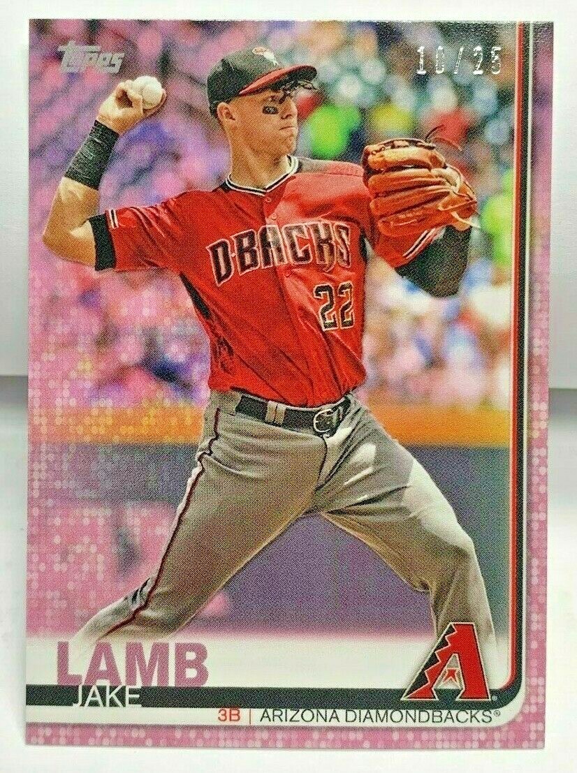 Jake Lamb 2019 Topps MINI On Demand #334 - PINK Parallel #d 10/25 - DIAMONDBACKS