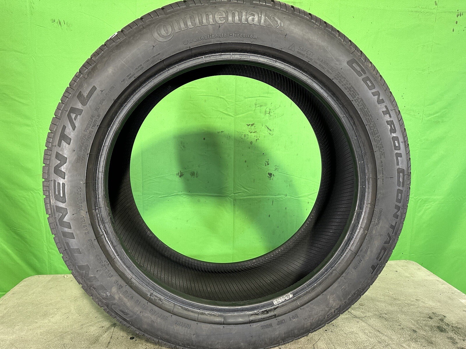 SingleUsed235/50ZR18 Continental Control Contact Sport A/S 97W 9/32