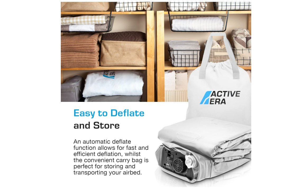 Active Era Luxury Single Size Air Mattress Elevated Inflatable Air