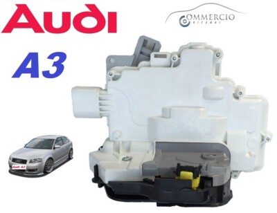 Cerradurra De Cierre Centralizado Trasera Izquierda Para Audi A3 8P (2003) - Lado Del Conductor