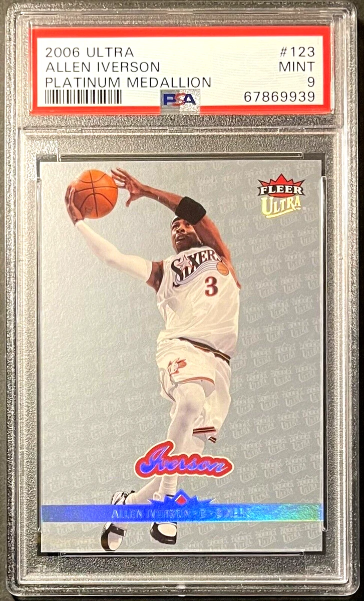 NBAカード Allen iverson platinum 100枚 PSA9