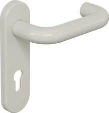 Kurzschildgarnitur 111R01.110 97 Ku.97 PZ rd Drückergrt.HEWI