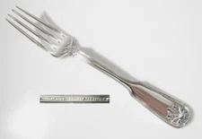 Tiffany Sterling SHELL & THREAD 7 1/2" Dinner Fork(s) No Mono, Exc!