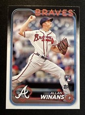 2024 Topps: Series 2 #494 Allan Winans (RC)/Atlanta Braves ⚾🐷⚾