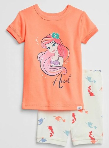 New Toddler Girl Gap Disney The Little Mermaid Ariel Pajama Set 2 3 4 5 |  eBay