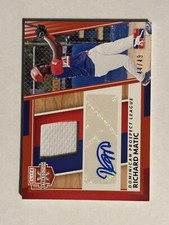 2022 Panini Elite Extra Edition Dominican Materials Auto Richard Matic 44/49