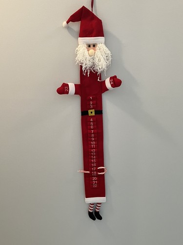 Christmas Advent Calendar Santa Countdown Very Nice Long Legs - Picture 16 of 16