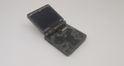 Gameboy Advance Sp Hintergrundbeleuchtung IPS V5 720x480 Klar Black USB C Laden
