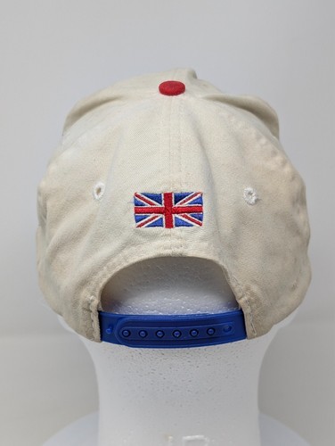 VTG 1994 World Cup England USA Soccer Cap Snapback Hat 94 White Blue RARE - Bild 4 von 9