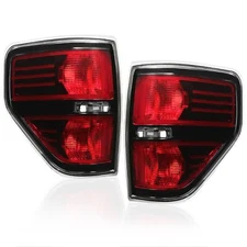 For 2009-2014 Ford F-150 Pickup Truck Rear Tail Lights Brake Lamps Left+Right