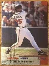 Andruw Jones 1999 Topps Finest Baseball Card #215 Atlanta Braves MLB Free Ship