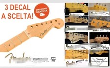 Set 3 DECALCOMANIA adesivi fender  precision tele strato jazz jaguar mustang 