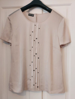 Gerry Weber Studded Champagne Blouse -  UK 10  BRAND NEW WITH TAGS